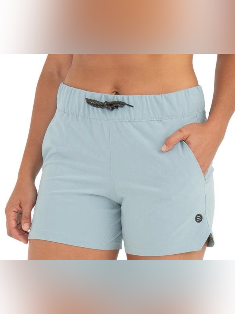 Free Fly Apparel Powder Blue Women's Performance Shorts